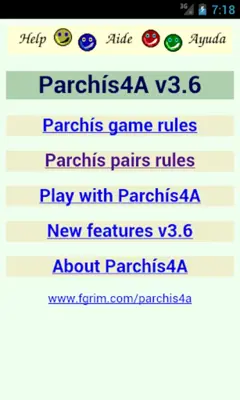 Parchís4A android App screenshot 2
